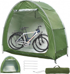 Jalgrattatelk, hoiukuur 2 jalgrattale, veekindel 210D Oxfordi kangas, v&auml;listingimustes jalgrattakate, varjualune akna disainiga