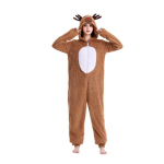 J&otilde;ulukost&uuml;&uuml;m Armas p&otilde;der Karibu flanell kapuutsiga onesie Lavakost&uuml;&uuml;m S