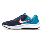 Nike Star Runner 3 GS Kesk&ouml;&ouml;sinine Laste tossud Sinine Valge Keiserlik Sinine DA2776-401 36