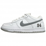 Supreme x Nike Dunk Low SB Valge Metallik H&otilde;bedane Unisex Tossud HQ8487-100 45