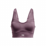 Under Armour Smart Form Logo Prindiga Keskmise Toega Spordirinnahoidja Naiste aluspesu Lilla 1381666-500 XS