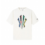 Anta Kyrie Seeria Korvpalli T-s&auml;rk Mugav Vabaaja Lihtne &Uuml;mmargune Kaelus L&otilde;tv L&uuml;hike Varrukas Unisex Topid Vanillivalge 172521109-1 2XL