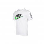 Nike Vabaaja Spordi &Uuml;mmarguse Kaelusega L&otilde;tv L&uuml;hikeste Varrukatega T-s&auml;rk Meeste Topid Valge DM6962-100 XXL