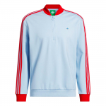 Adidas Originals 3-Triibuline 1/4 t&otilde;mblukuga dressipluus Golfi seeria Moodne Mitmek&uuml;lgne Mugav Triibuline Pikkade varrukatega dressipluus Meeste dressipluus Clear-Sky JP2060 L