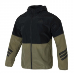 Adidas Future Icons Tuulejope Moodne Kootud Tuulekindel Vabaaja Treeningjope Meeste Jope Must Roheline JD4943 M