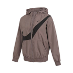 Nike SS25 AS W NSW Klassikaline kootud UV FZ logoga lukuga mugav pikkade varrukatega jakk Naiste jakid HM8972-214 S