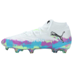 Puma Future 8 Mugav Mood FG (Kummist pikk naast) Kangas Kulumiskindel Libisemiskindel Jalgpallijalatsid Unisex Jalgpallijalatsid Valge 109013-01 43