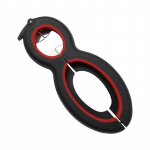 6 &uuml;hes multifunktsionaalne keeratav pudeliavaja, k&otilde;ik &uuml;hes 8-kujuline purgihaardur, purgi-, veini-, &otilde;llepurgikaane keeratav avaja, k&uuml;&uuml;nis