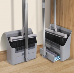 Luud K&uuml;hvel P&otilde;randahari Komplekt Siseruumidesse Mittekleepuv Karvad Pika Varrega Paksustatud Luud Koos P&uuml;stise K&uuml;hvliga Kombineeritud Komplekt Kodu Puhastusvahendid hall v&auml;rv