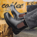 Moodsad unisex Chelsea saapad, mida on lihtne jalga panna, retro paarikingad, meeste pahkluusaapad, naiste kauboisaapad, meeste suuremad suurused 35-49, saapad, meeste kingad 35