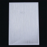 2 TK Kuldsed h&otilde;bedased jooned triibuline DIY k&uuml;&uuml;nekleebis Geomeetrilised lainelised isekleepuvad liugurpaberid k&uuml;&uuml;nekunsti &uuml;lekandekleebised h&otilde;be