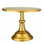 20/25/30CM S&uuml;nnip&auml;ev Pulmad Metallist Rauast Koogialus &Uuml;mar Istmeosa P&otilde;hjamaade Magustoidulaua Kaunistus Vitriinalus Koogialus Diameter 20cm, height 12cm kuld