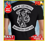 Artriidi Poeg Ibuprofeen Peat&uuml;kk Mootorrattur Biker Tagak&uuml;lg Kolju T-s&auml;rk XL