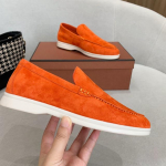 Suvised Unisex Slip On vabaajajalatsid Mood pehme tallaga naiste kingad Mood nahast meeste kingad 45 &scaron;okolaad