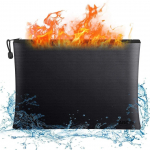 2000&deg;F Fireproof Document money Bag Waterproof Fireproof safe Cash Pouch Default Title must