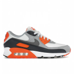 Nike Air Max 90 Safety Orange Meeste Tennised Valge Tume Suitsuhall DM0029-108 45