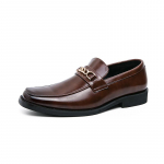 Suurused 38-48 Meeste Mokassiinid Slip-on Kvaliteetsed &Auml;riformaalsed Kingad Inglise Mood Vabaaja Kleitkingad Must Pruun Mokassiinid 38 pruun