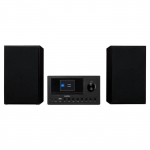 Mini HiFi s&uuml;steem - MEDION - Internetiraadio DAB/FM - CD-m&auml;ngija - 2x150W - Must must