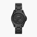 Fossil Riley Multifunktsionaalne Must Roostevabast Terasest Kell ES4519