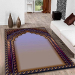 Islami festivali palvevaip moslemite p&otilde;lvili olemise pol&uuml;estermatt Ramadan Kareem moslemitele islami vaip palve p&otilde;randamatid libisemiskindel vaip 120 x160cm