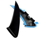Auto stiilitooted Tagumise kaitseraua spoiler K&uuml;lgmised canardid Splitterid Mercedes CLA KLASSI C/X118 CLA35 CLA45 CLA180 CLA200 CLA250 AMG 2020+ jaoks Glossy Black