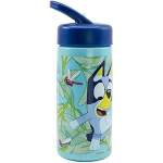 Bouteille d'eau de sport - Stor - Bluey - 410 ml - Sans BPA - Poign&eacute;e int&eacute;gr&eacute;e sinine