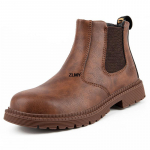 Veekindlad Turvajalatsid Meestele Torkekindlad T&ouml;&ouml;ohutussaapad Mehed Chelsea Saapad Terasnina T&ouml;&ouml;jalatsid T&ouml;&ouml;stuslik Turvalisus Mees 45 pruun