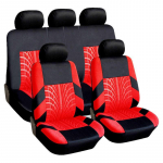 Universaalne autoistme kate spetsiaalse kangaga GM-i ja Euroopa mudelitele 2-piece set (front single seat) punane
