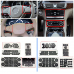 Mercedes Benz C klass W204 C180 C200 C220 C300 2007 2014 auto rooliratta ukseluku akna vahelduvvoolu nupu remondi kleebis Style B