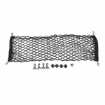 For Mitsubishi Eclipse 2008 High elastic double layer mesh Black Car Trunk Double Layer Mesh Storage Bag Mesh Car must