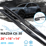 Mazda CX-30 CX30 DM ~2023 Eesmised Tagumised Viimapuhastajad Puhastajad Komplekt Akna Tuuleklaas Tuuleklaasi Puhastus Auto Rear Wiper