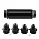 Universaalne alumiiniumist 44mm auto inline &otilde;li-k&uuml;tusefilter koos AN6 AN8 adapteri liitmikega
