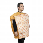 Leiva cosplay kost&uuml;&uuml;m, t&auml;iskasvanutele One size fits all adults kollane