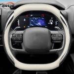Nahast auto roolikatet KIA EV6 GT-line EV6 2024 2025 jaoks Hingav libisemisvastane Auto-styling Autotarvikud Y 37.5