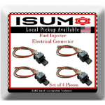 4 x Fuel Injector Electrical Connector Fits Buick Cascada 2016-2018 4Cyl 1.8L