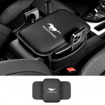 PU Nahast Auto Keskkonsooli Kaitsekate K&auml;etoe Panipaiga Karbi Matt Kate Ford Mustang GT 2018 2017 2016 SHELBY jaoks must