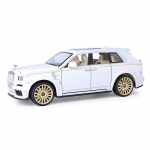 1/24 Rolls Royce Cullinan Black Badge Sulamist Mudelauto M&auml;nguasi Diecasts Metallvalu Heli ja Valgusega Auto M&auml;nguasjad S&otilde;iduk