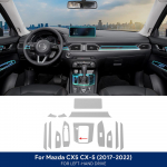Mazda CX-5 CX5 2017-2024 Sisekaitserkile TPU Kriimustusvastane Kleebis Armatuurlaud GPS-navigatsioon L&auml;bipaistvad Tarvikud left hand drive