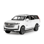 1/24 Cadillac Escalade MAASTUR Sulamist Auto Mudel Diecasts Metall Maastikuautod Auto Mudel Simulatsioonheli ja Valgusega Kogumine M&auml;nguasi Kingitus valge
