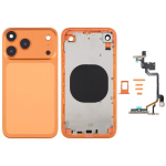 Tagumine kate iP17 Pro v&auml;limuse imitatsiooniga iPhone XR-ile(Oranž)