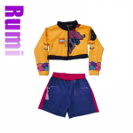 Rumi kost&uuml;&uuml;m t&uuml;drukutele deemonikost&uuml;&uuml;mid K-Pop Rumi kost&uuml;&uuml;mid Jakk Hunters Cosplay kost&uuml;&uuml;m t&uuml;drukule Halloweeni lavale rollim&auml;ngu riided 120 CM