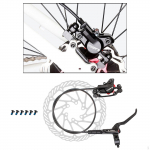 Mountain Bike h&uuml;draulilised ketaspiduriklotsid Liinivedu Suurep&auml;rasega Front