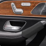 For Benz GLE 350 / 450 GLS 450 Door handle New Microfiber leather cover door inner handle protective cover Car interior 2 door 2pcs must