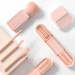 MSQ - Travel Makeup Brush 4 in 1 Blue