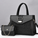 Tekstuur, Temperament, Suure Mahutavusega K&auml;ekott, Uus Naiste Crossbody Kott, Klassikalise Tekstuuriga Naiste Kott must