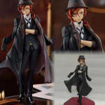 18cm Bungo Stray Dogs Kuju Nakahara Chuuya Dazai Osamu PVC Tegevuskuju Kogutav Mudel M&auml;nguasjad Laste Kingitus Kaunistused Nukk M&auml;nguasi