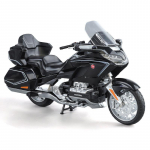 1/11 Honda Gold Wing GL800 2021 Sulamist Valatud Mootorratta Mudel S&otilde;idukikollektsioon Heli ja Valgus Maastiku Autots&uuml;kli M&auml;nguasjad Auto must