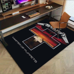 1 tk Metallica Master of Puppets Kodu kontor, Vastupidav pol&uuml;ester p&otilde;himatt lihtsa, Kontori sisekujundus, Linnastiil, Libisemisvastane alus 100cm by 120cm