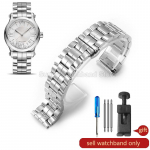 Roostevabast terasest kellarihm Chopard Happy Diamonds seeriale 15mm 18mm Eriline naiselik stiil Tasane liides Terasest kellatarvik 18mm