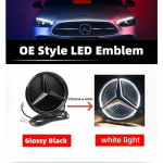 Auto iluv&otilde;re embleem 3D Esik&uuml;lje embleem LED-tuledega Mercedes Benz W205 W212 W213 W204 ML W166 CLA C117 W176 W177 E GLA GLC GLE jaoks SLK-R172 2011-2015